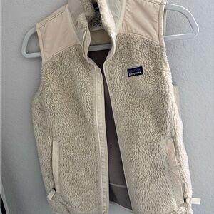 Patagonia Cream Sherpa Vest